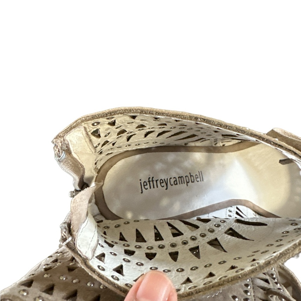 Jeffrey Campbell brown wedges. - Picture 4 of 8